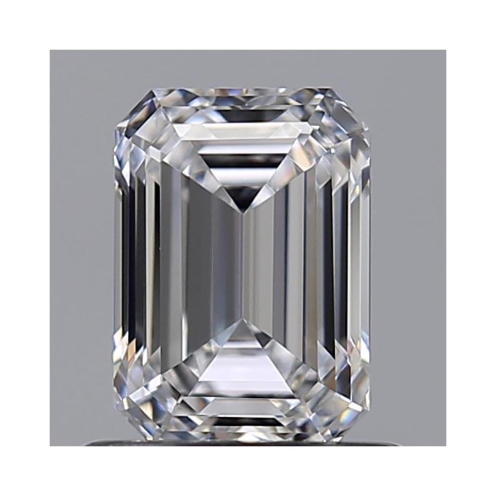 0.81 Carat Emerald Loose Diamond, D, VVS1, Ideal, GIA Certified