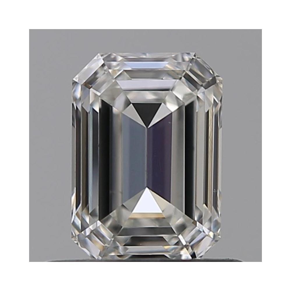 0.61 Carat Emerald Loose Diamond, G, VS1, Super Ideal, GIA Certified | Thumbnail