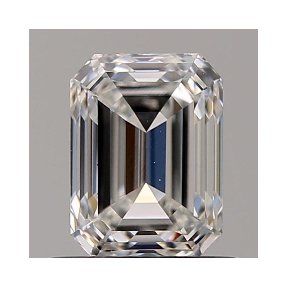0.71 Carat Emerald Loose Diamond, F, VVS1, Ideal, GIA Certified | Thumbnail