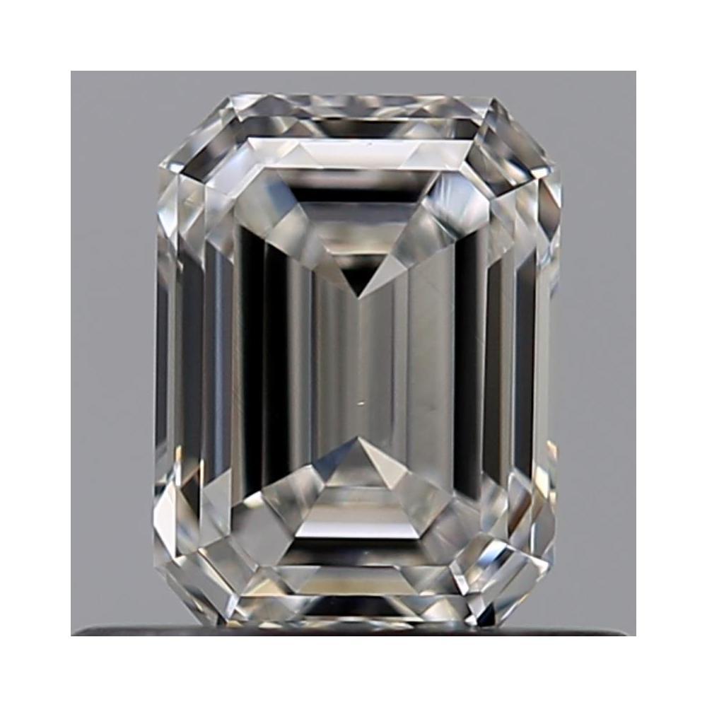 0.54 Carat Emerald Loose Diamond, H, VVS2, Ideal, GIA Certified