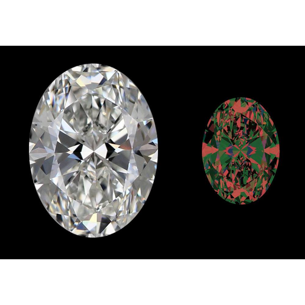 1.54 Carat Oval Loose Diamond, G, VVS2, Super Ideal, GIA Certified | Thumbnail