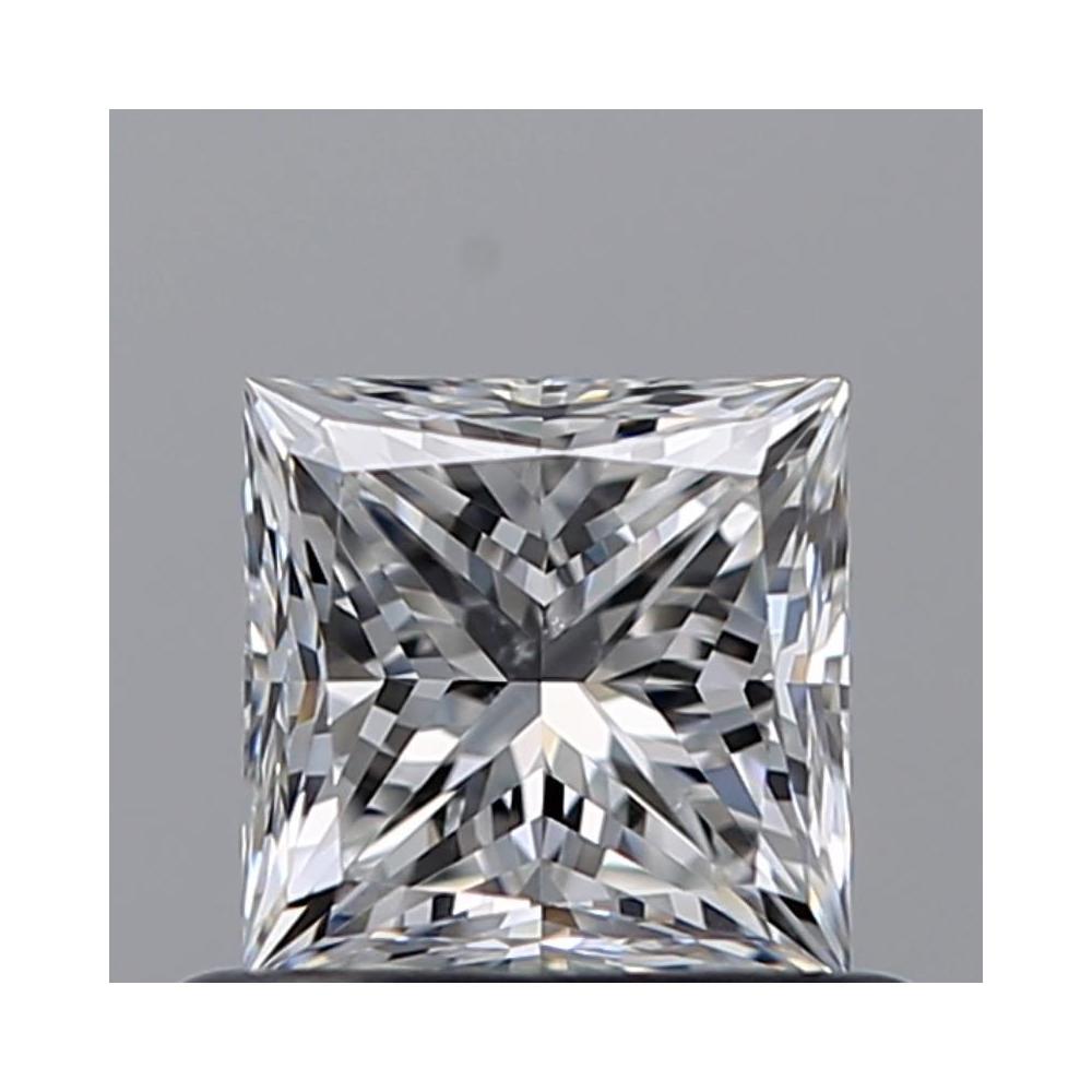0.60 Carat Princess Loose Diamond, F, SI1, Excellent, GIA Certified | Thumbnail