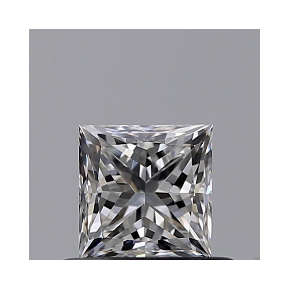 0.50 Carat Princess Loose Diamond, F, IF, Excellent, GIA Certified
