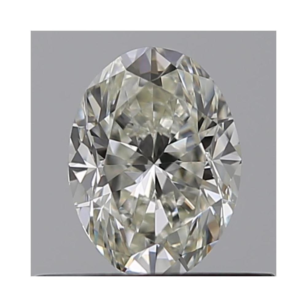 0.50 Carat Oval Loose Diamond, I, VVS1, Excellent, GIA Certified
