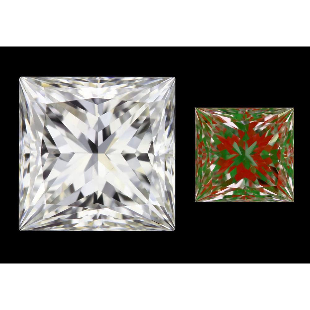 1.20 Carat Princess Loose Diamond, H, VVS2, Super Ideal, GIA Certified