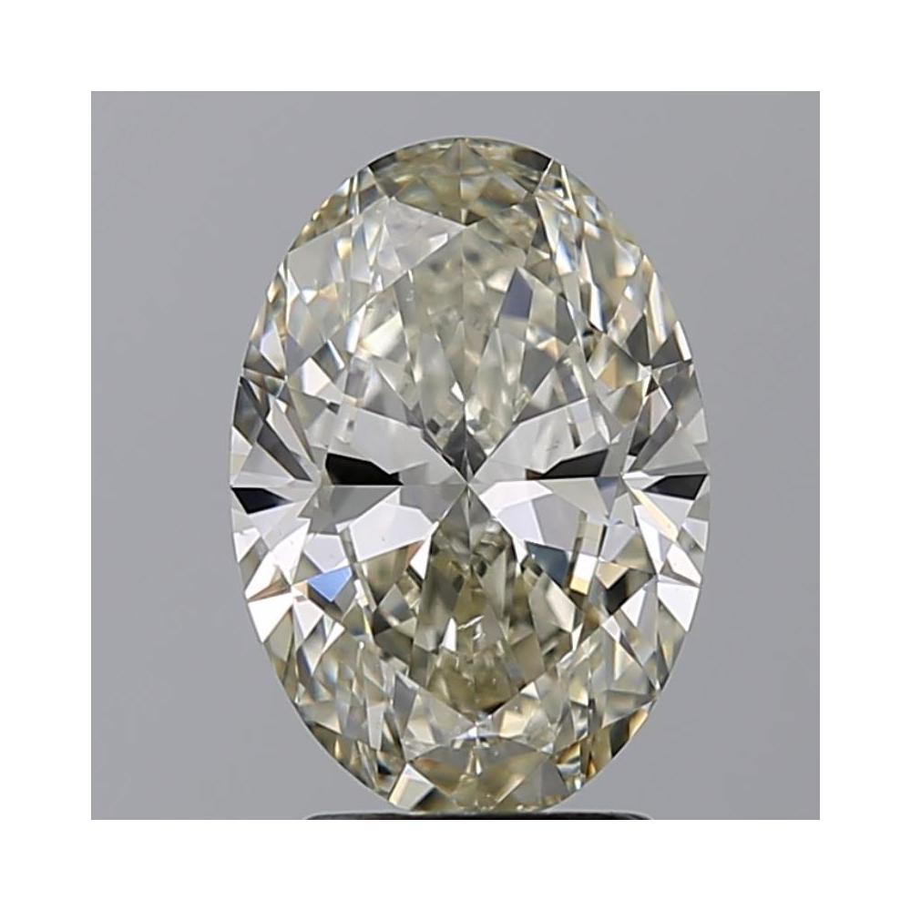2.27 Carat Oval Loose Diamond, L, SI1, Super Ideal, GIA Certified
