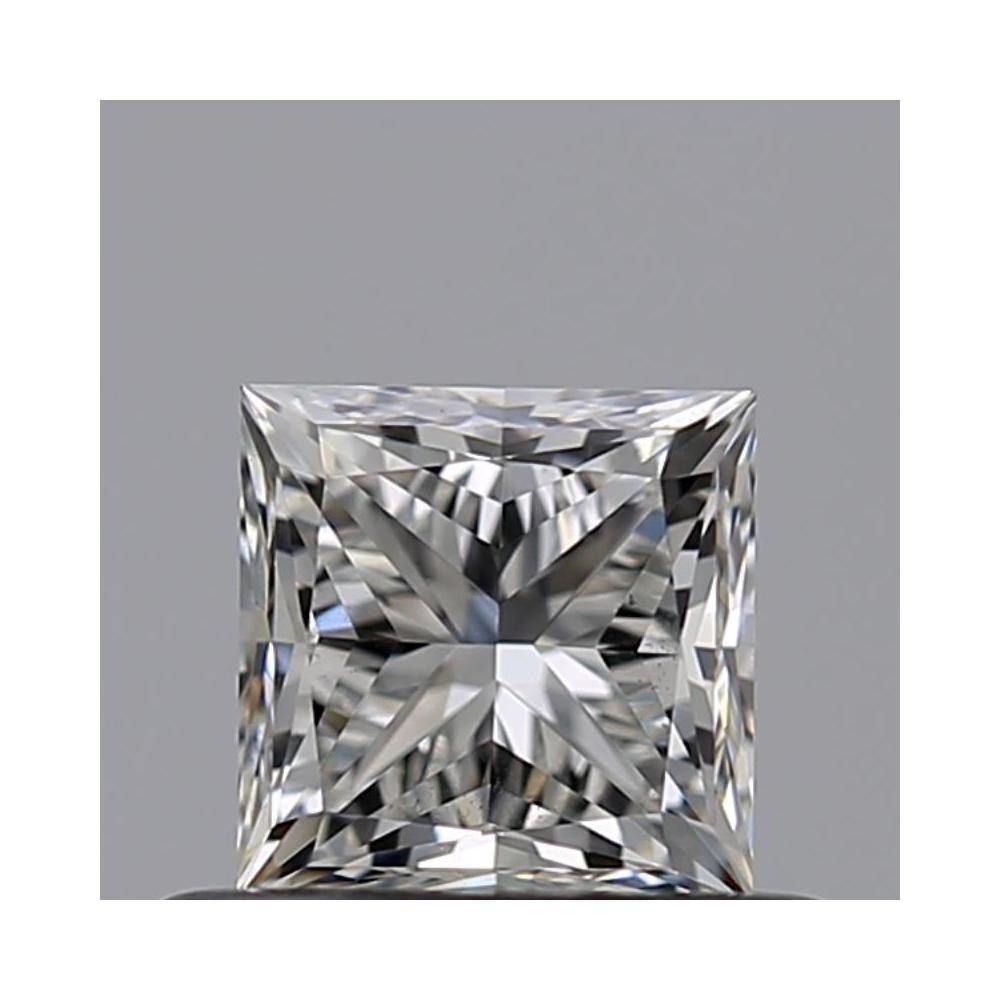 0.52 Carat Princess Loose Diamond, H, VS2, Ideal, GIA Certified
