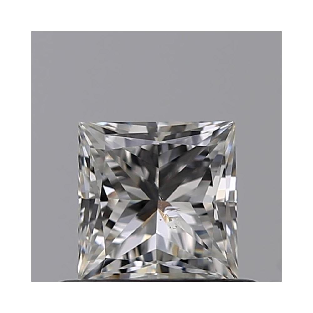 0.53 Carat Princess Loose Diamond, G, SI1, Ideal, GIA Certified
