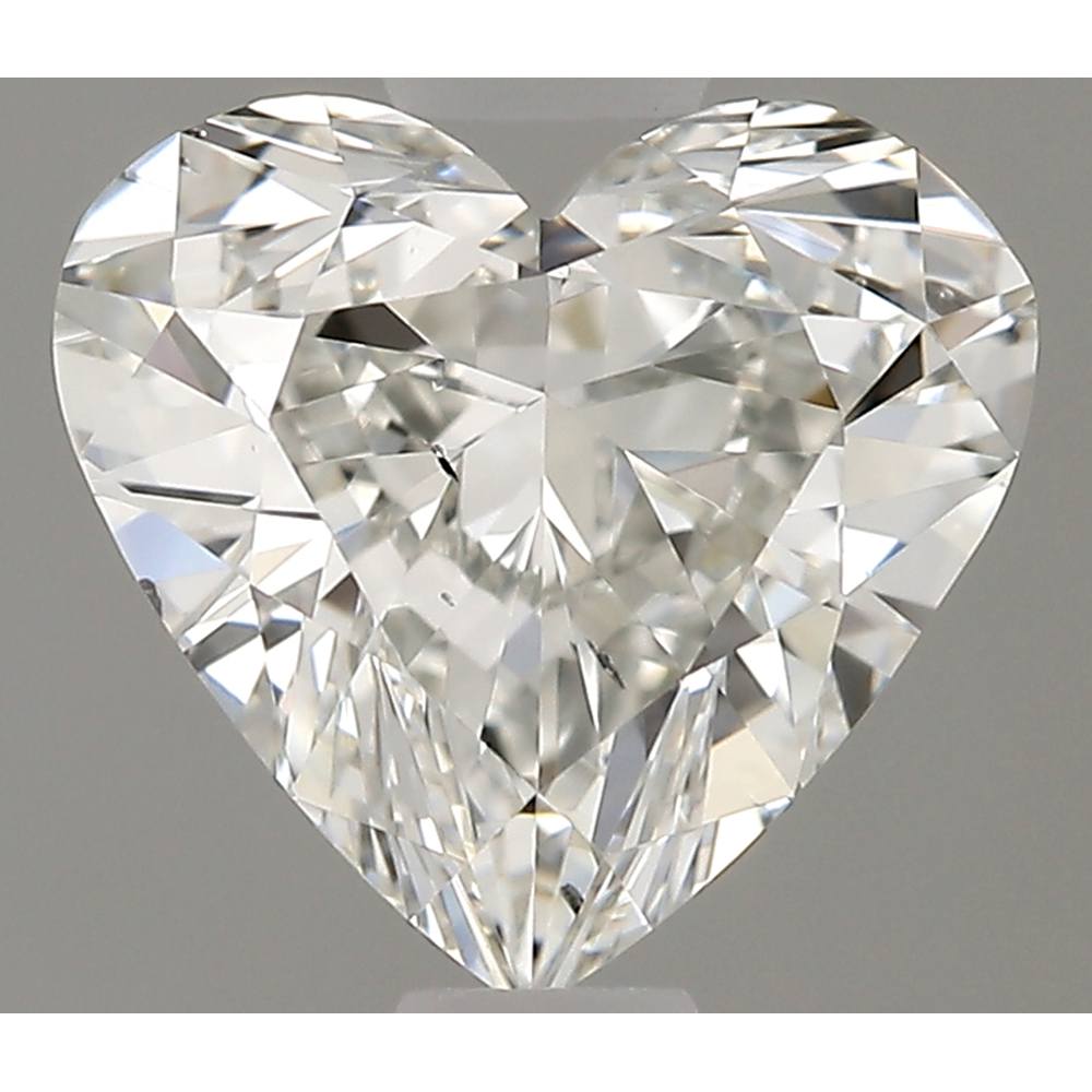 0.71 Carat Heart Loose Diamond, H, SI1, Ideal, GIA Certified