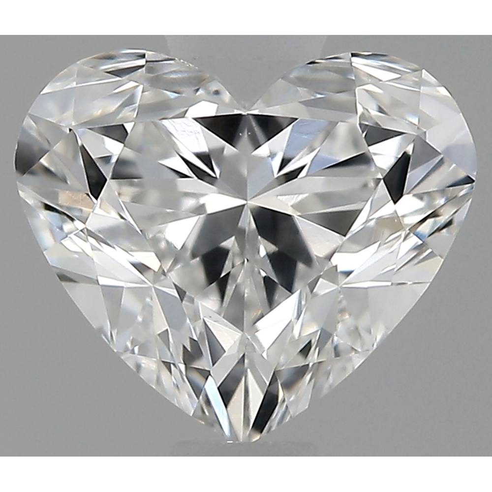 0.70 Carat Heart Loose Diamond, F, VS2, Super Ideal, GIA Certified