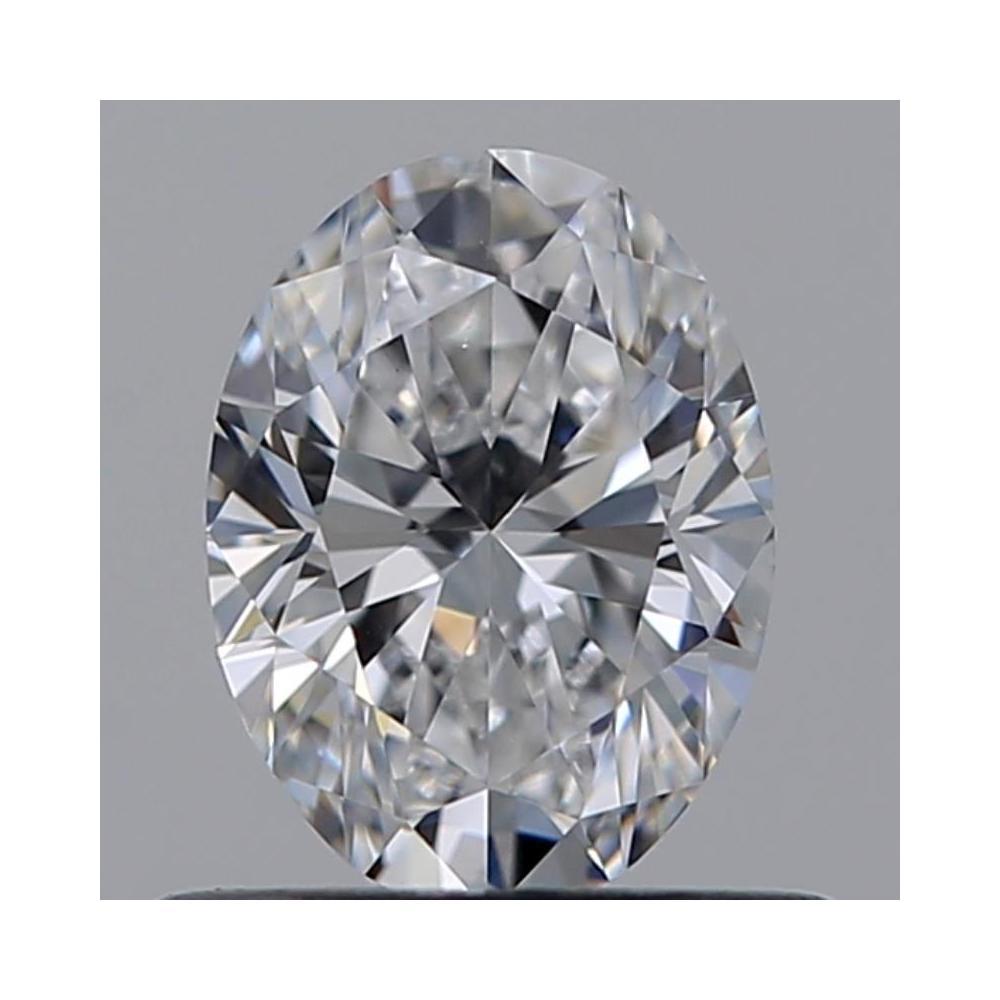 0.52 Carat Oval Loose Diamond, D, VVS2, Ideal, GIA Certified | Thumbnail