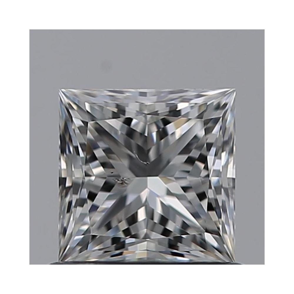 0.71 Carat Princess Loose Diamond, H, SI1, Super Ideal, GIA Certified | Thumbnail