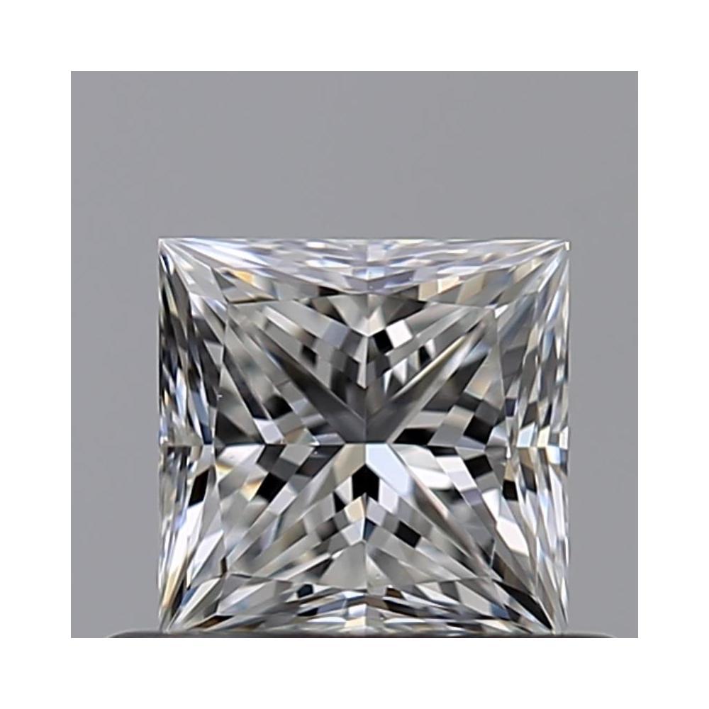 0.50 Carat Princess Loose Diamond, F, VS1, Ideal, GIA Certified | Thumbnail