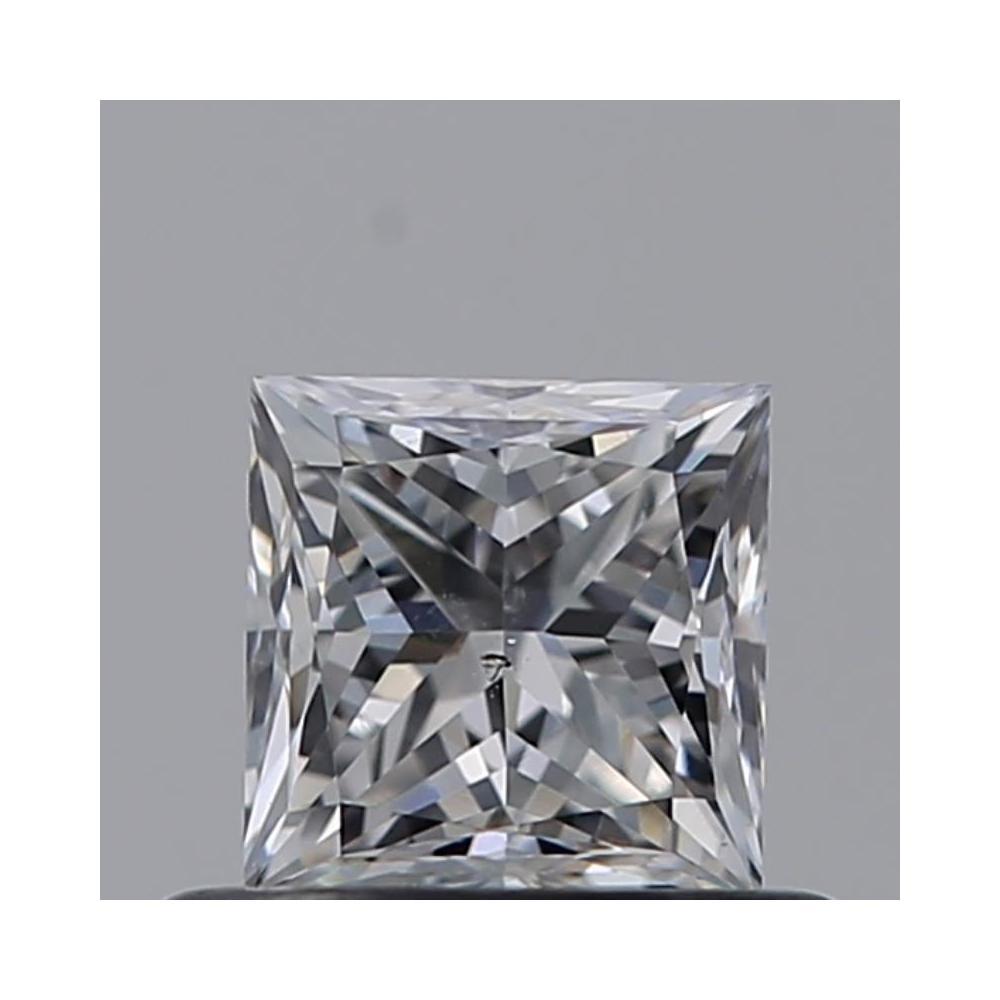 0.53 Carat Princess Loose Diamond, E, SI1, Very Good, GIA Certified