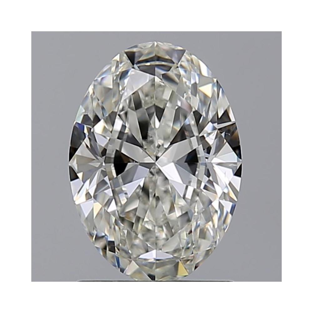1.51 Carat Oval Loose Diamond, H, SI1, Super Ideal, GIA Certified | Thumbnail