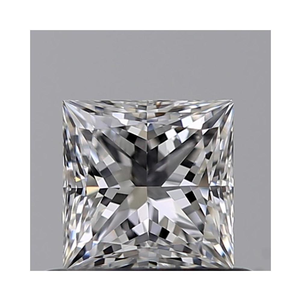 0.52 Carat Princess Loose Diamond, D, VVS1, Ideal, GIA Certified