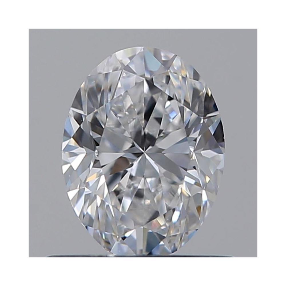 0.61 Carat Oval Loose Diamond, D, VS1, Ideal, GIA Certified | Thumbnail