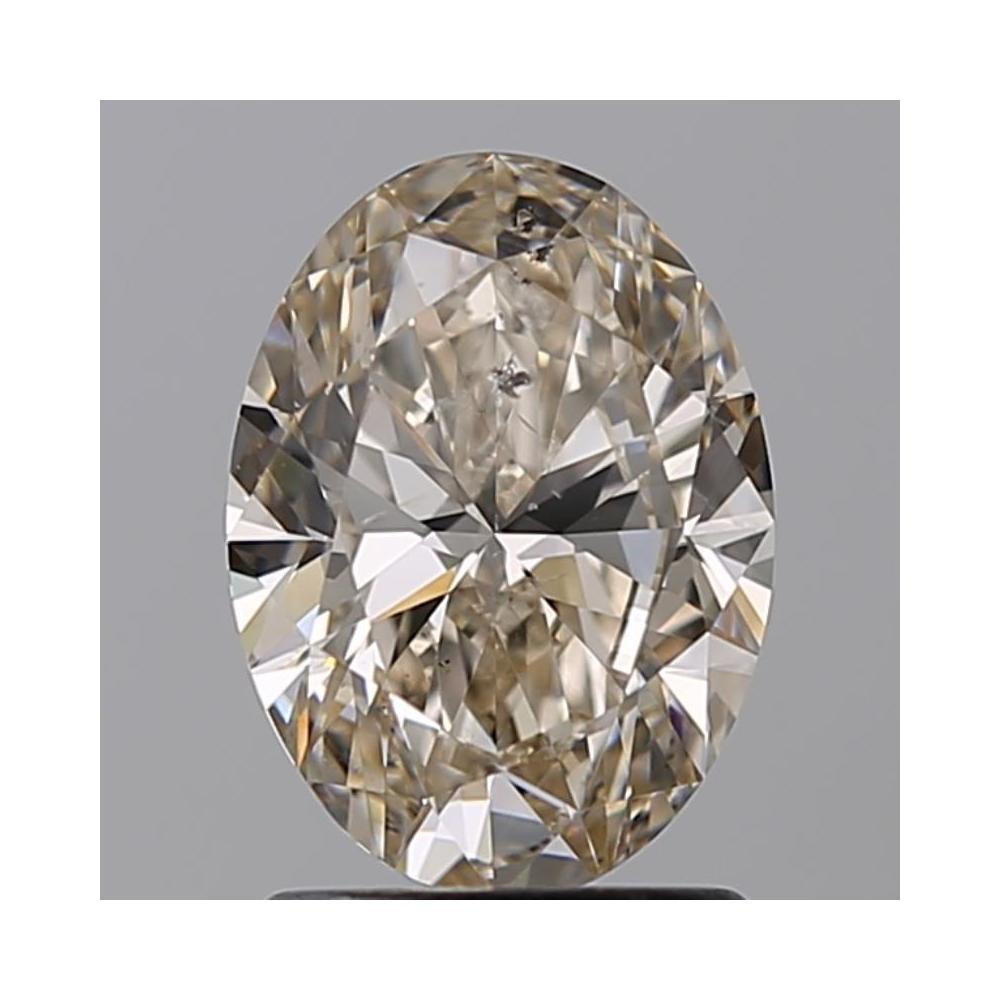 1.50 Carat Oval Loose Diamond, M, SI2, Ideal, GIA Certified | Thumbnail