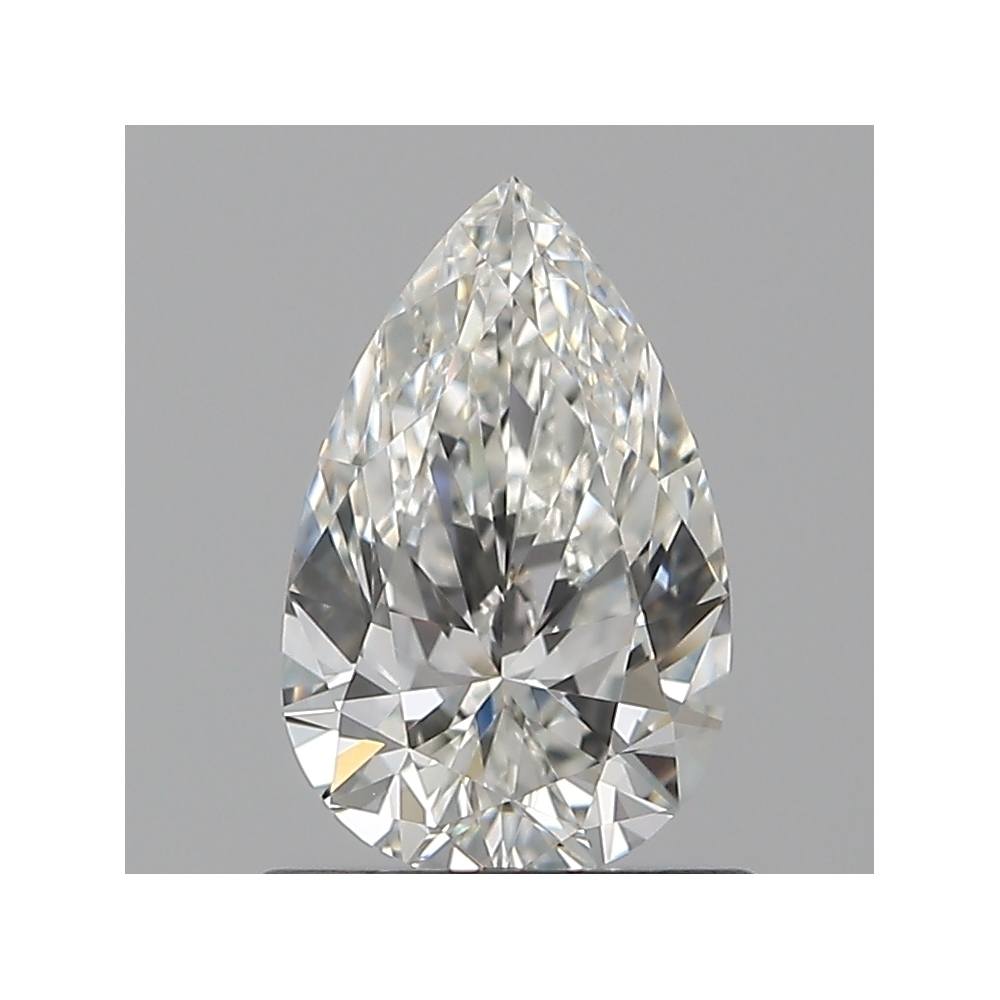 0.67 Carat Pear Loose Diamond, H, IF, Ideal, GIA Certified | Thumbnail