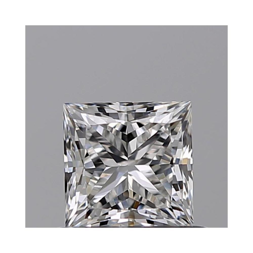 0.60 Carat Princess Loose Diamond, F, VVS2, Ideal, GIA Certified | Thumbnail