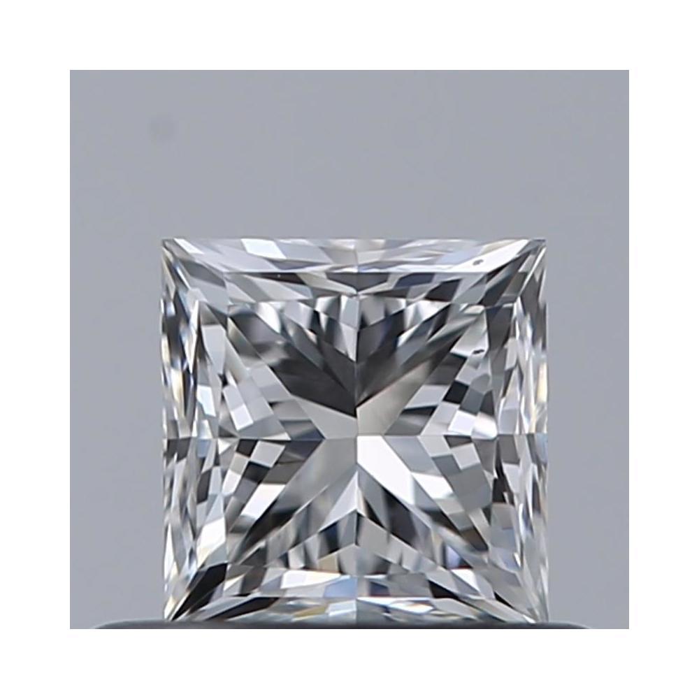 0.50 Carat Princess Loose Diamond, G, VS1, Very Good, GIA Certified