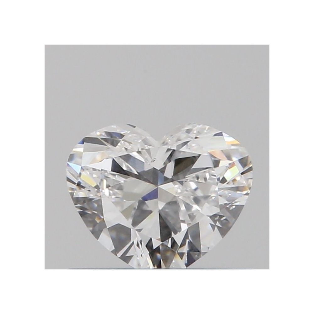 0.50 Carat Heart Loose Diamond, D, VS2, Excellent, GIA Certified | Thumbnail