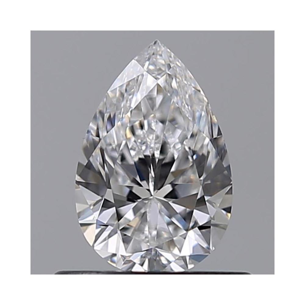 0.51 Carat Pear Loose Diamond, E, VVS1, Ideal, GIA Certified | Thumbnail