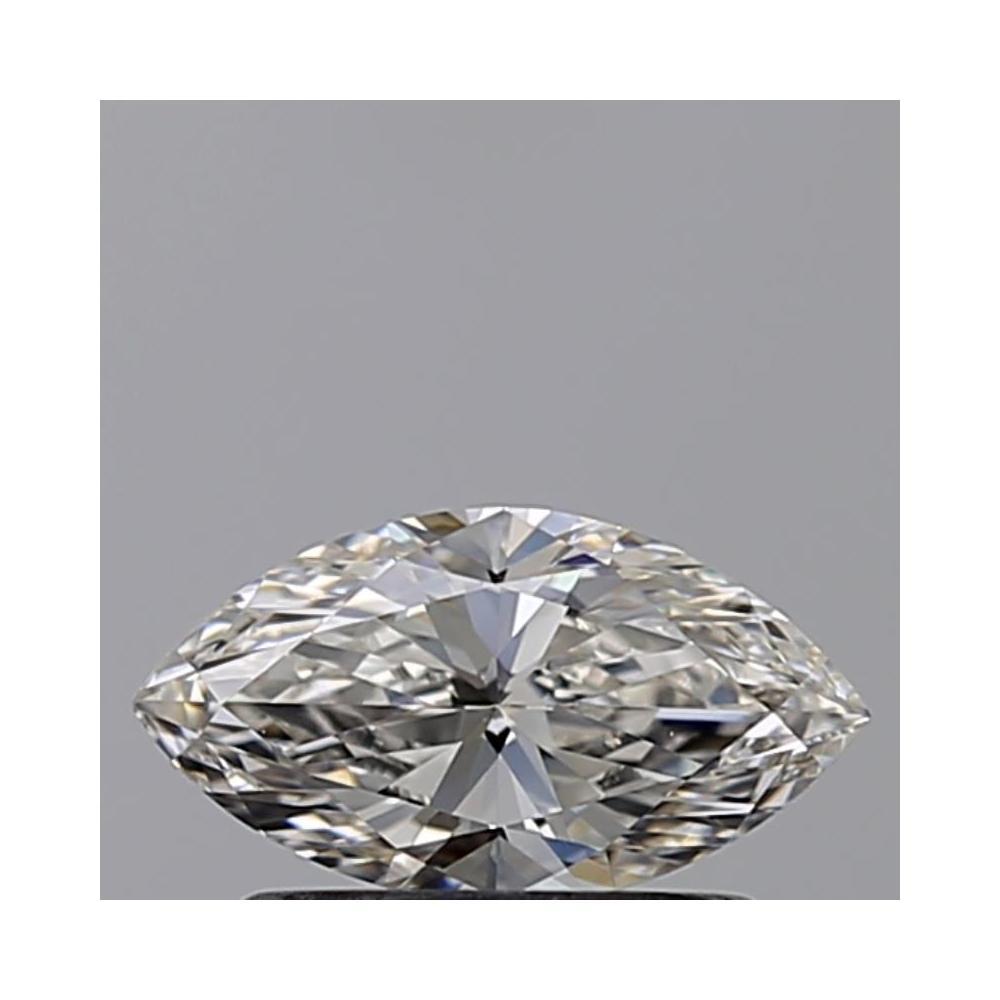 0.50 Carat Marquise Loose Diamond, I, VVS2, Ideal, GIA Certified | Thumbnail