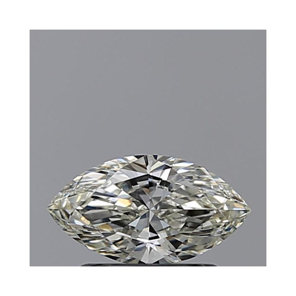 0.61 Carat Marquise Loose Diamond, K, VS2, Ideal, GIA Certified | Thumbnail