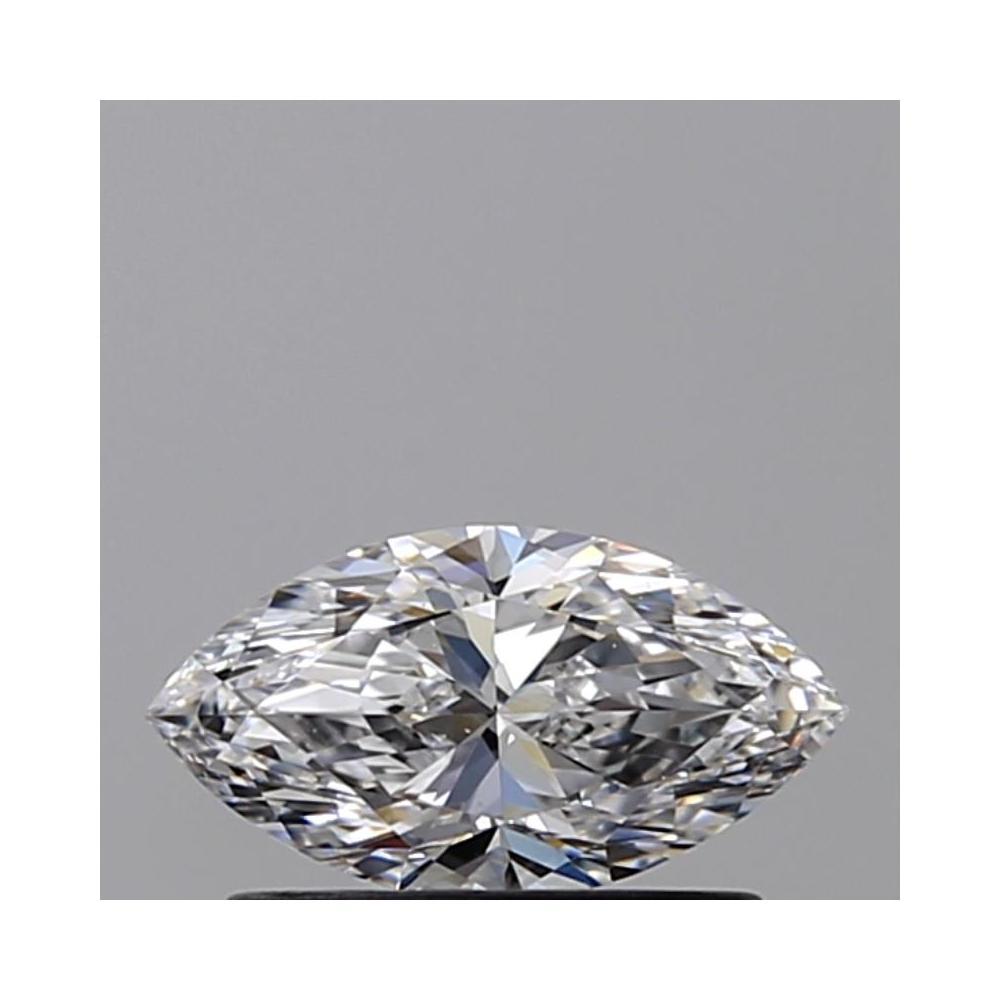 0.51 Carat Marquise Loose Diamond, D, VS2, Ideal, GIA Certified
