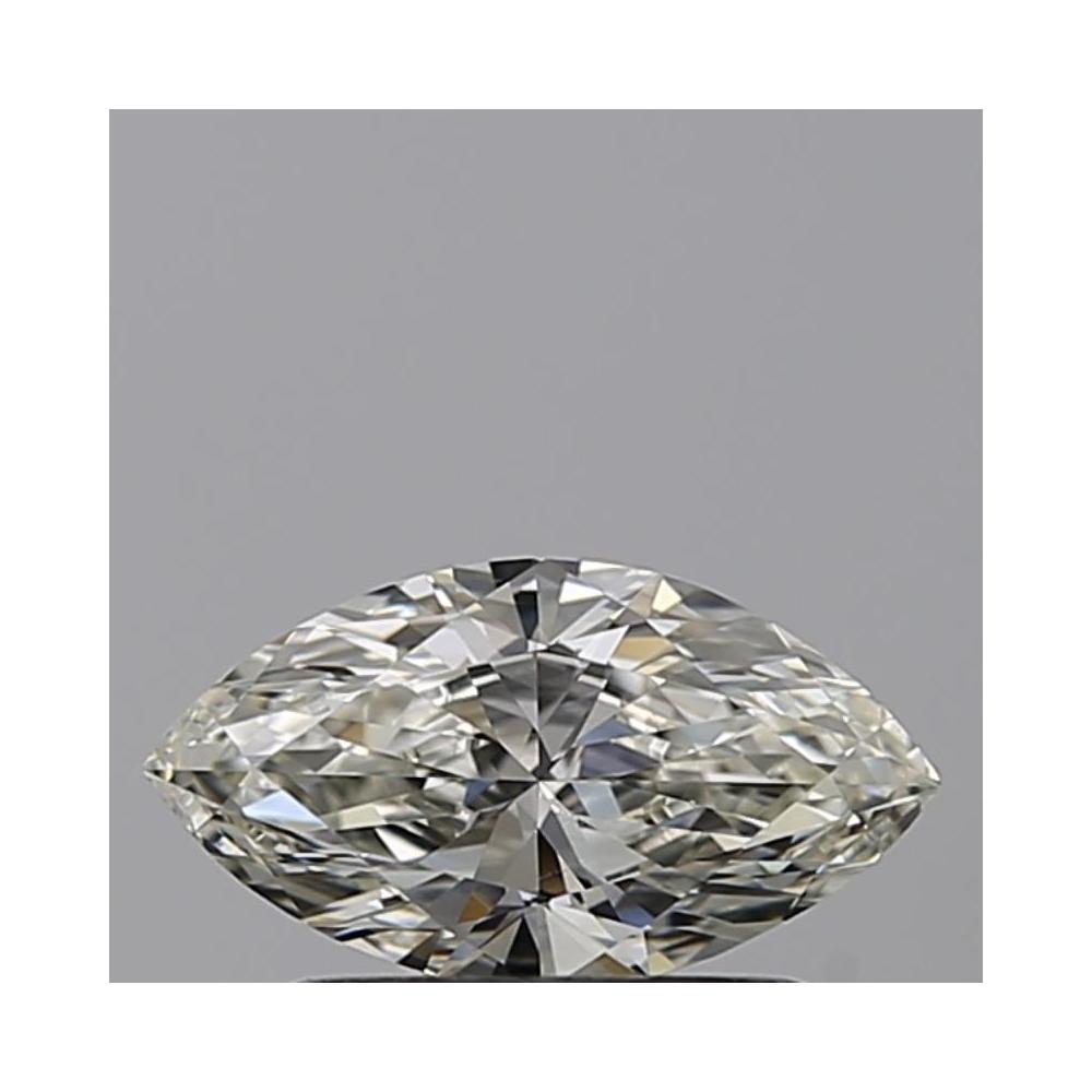 0.52 Carat Marquise Loose Diamond, K, VS2, Ideal, GIA Certified | Thumbnail