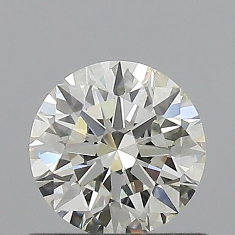 0.58 Carat Round Loose Diamond, I, VS2, Super Ideal, GIA Certified