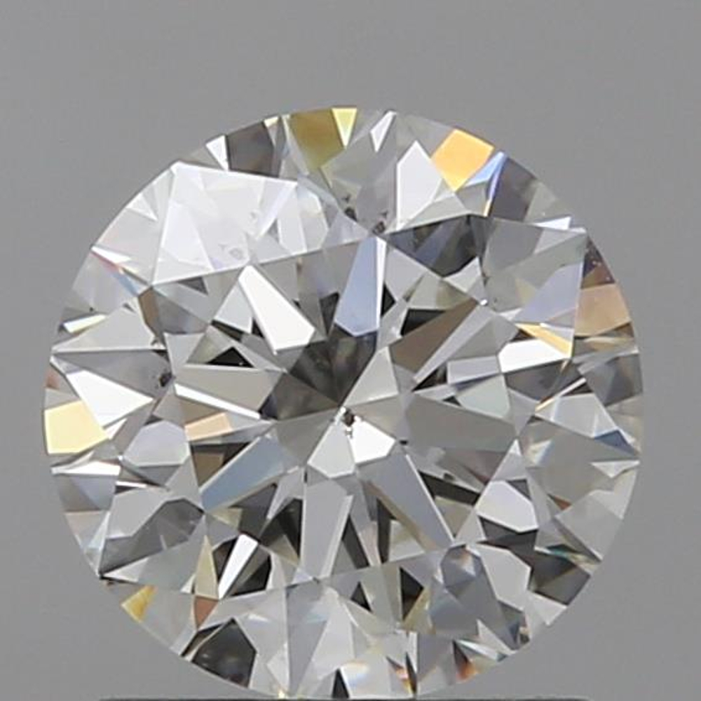 1.05 Carat Round Loose Diamond, H, VS2, Super Ideal, GIA Certified