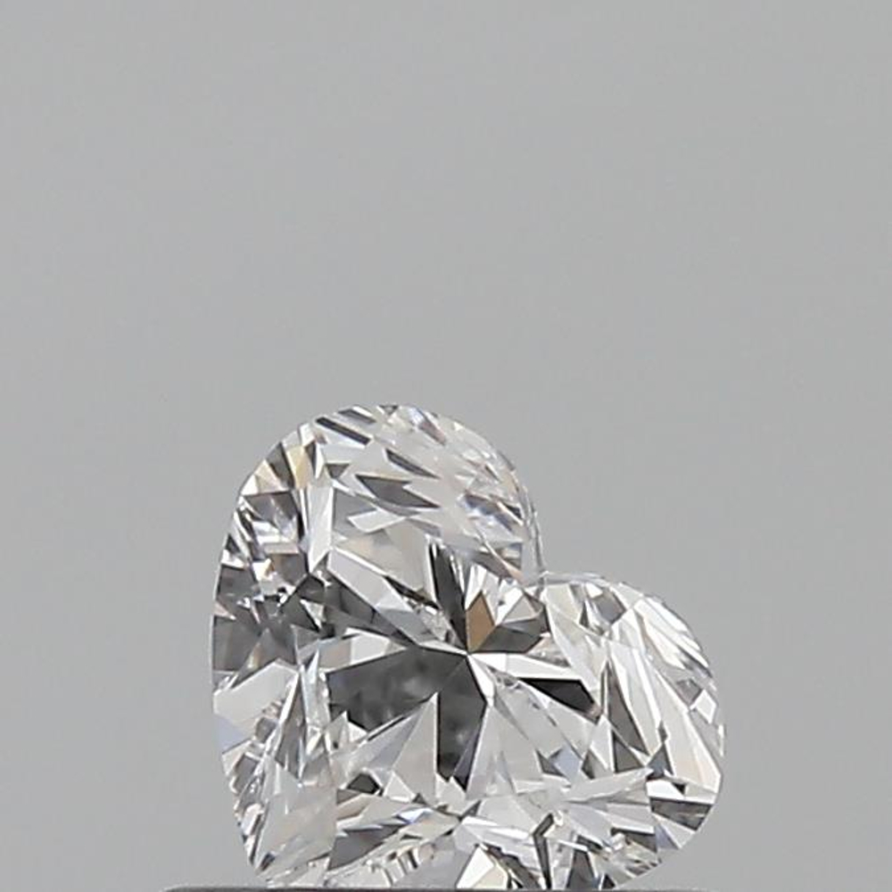 0.51 Carat Heart Loose Diamond, E, VVS2, Ideal, GIA Certified