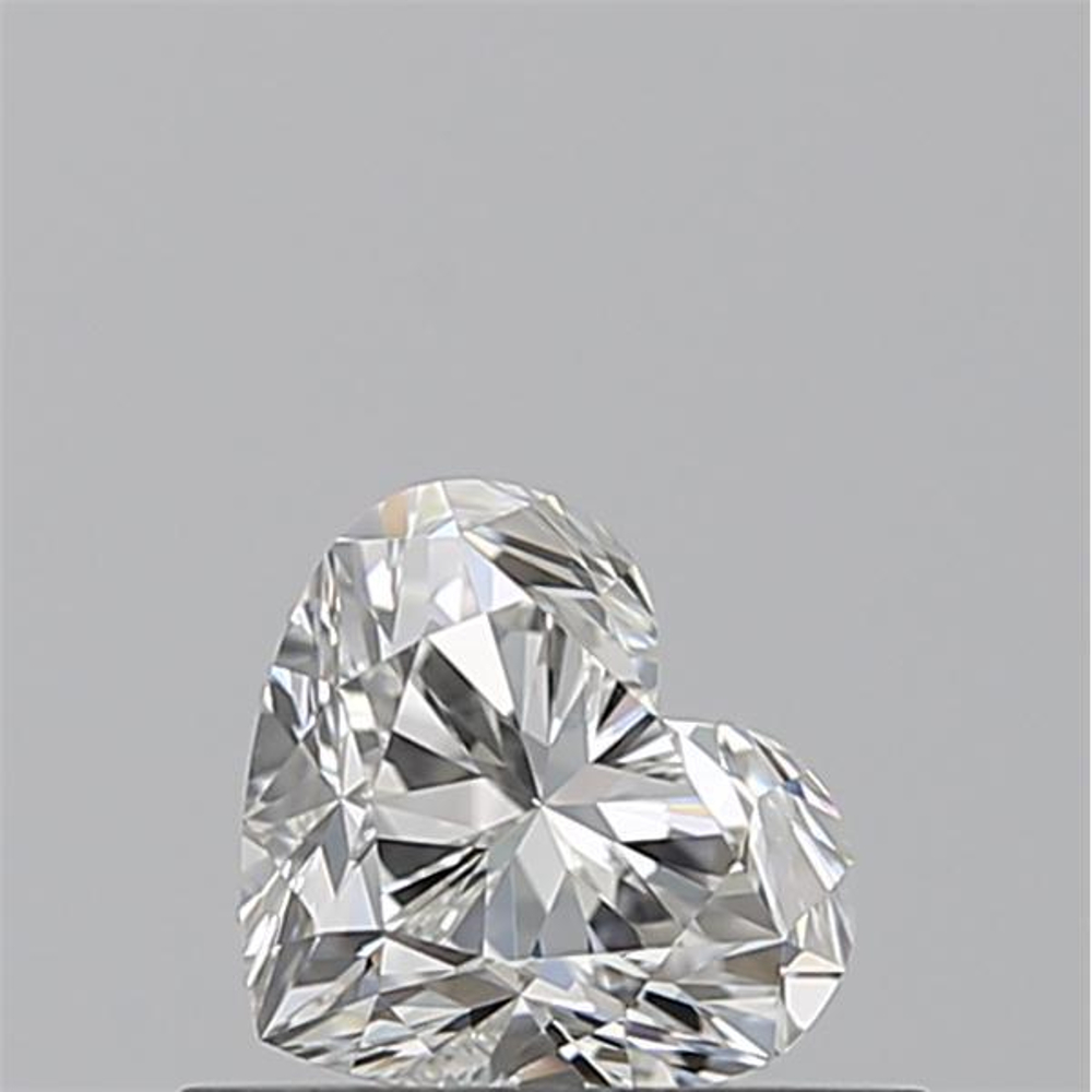 0.52 Carat Heart Loose Diamond, G, IF, Super Ideal, GIA Certified | Thumbnail