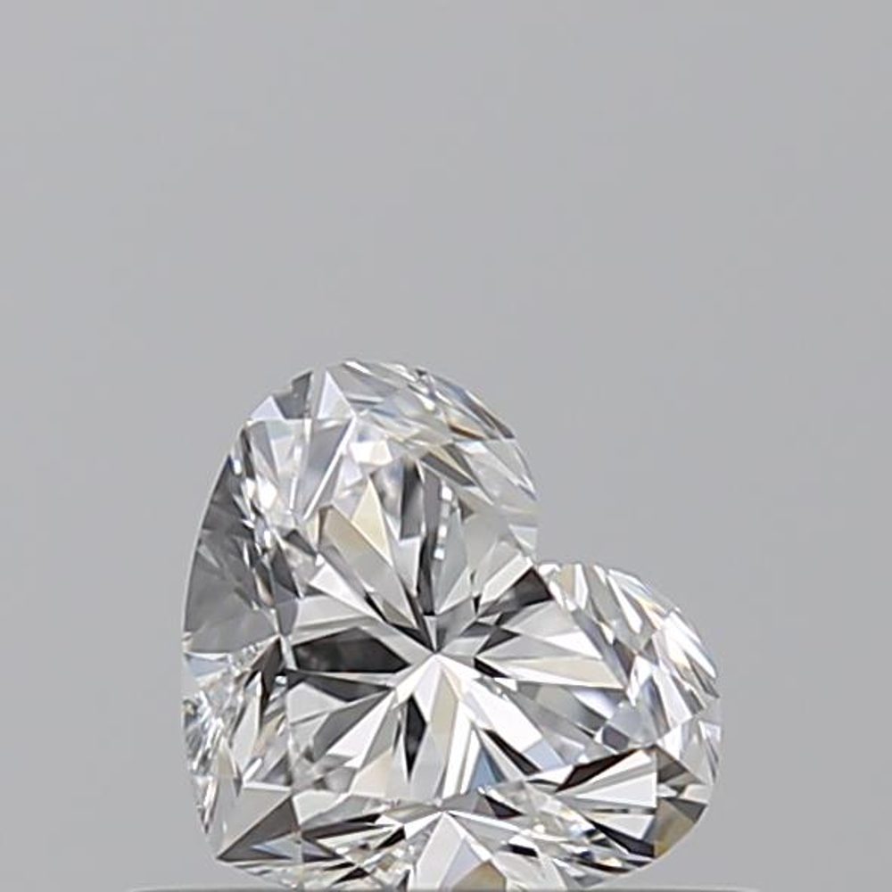 0.51 Carat Heart Loose Diamond, D, VVS1, Super Ideal, GIA Certified