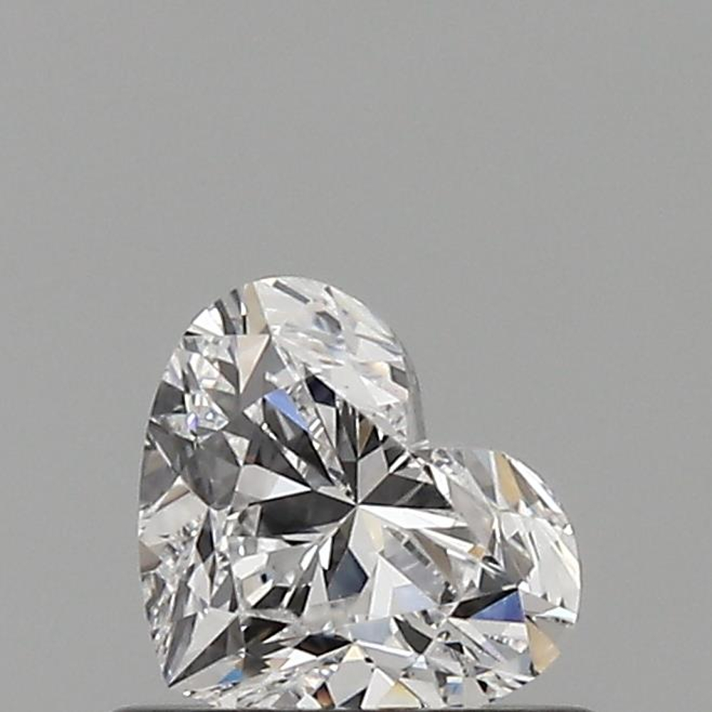 0.52 Carat Heart Loose Diamond, D, VVS1, Super Ideal, GIA Certified