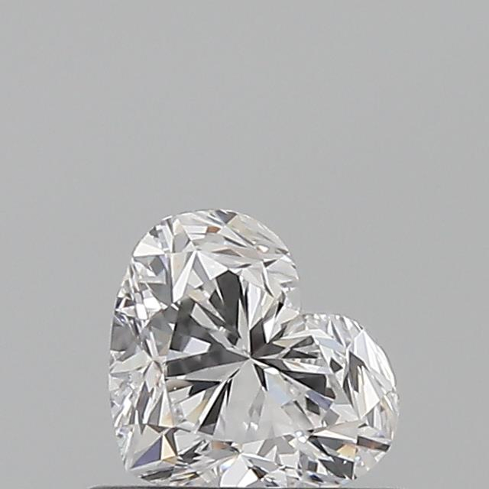0.50 Carat Heart Loose Diamond, D, VS1, Ideal, GIA Certified
