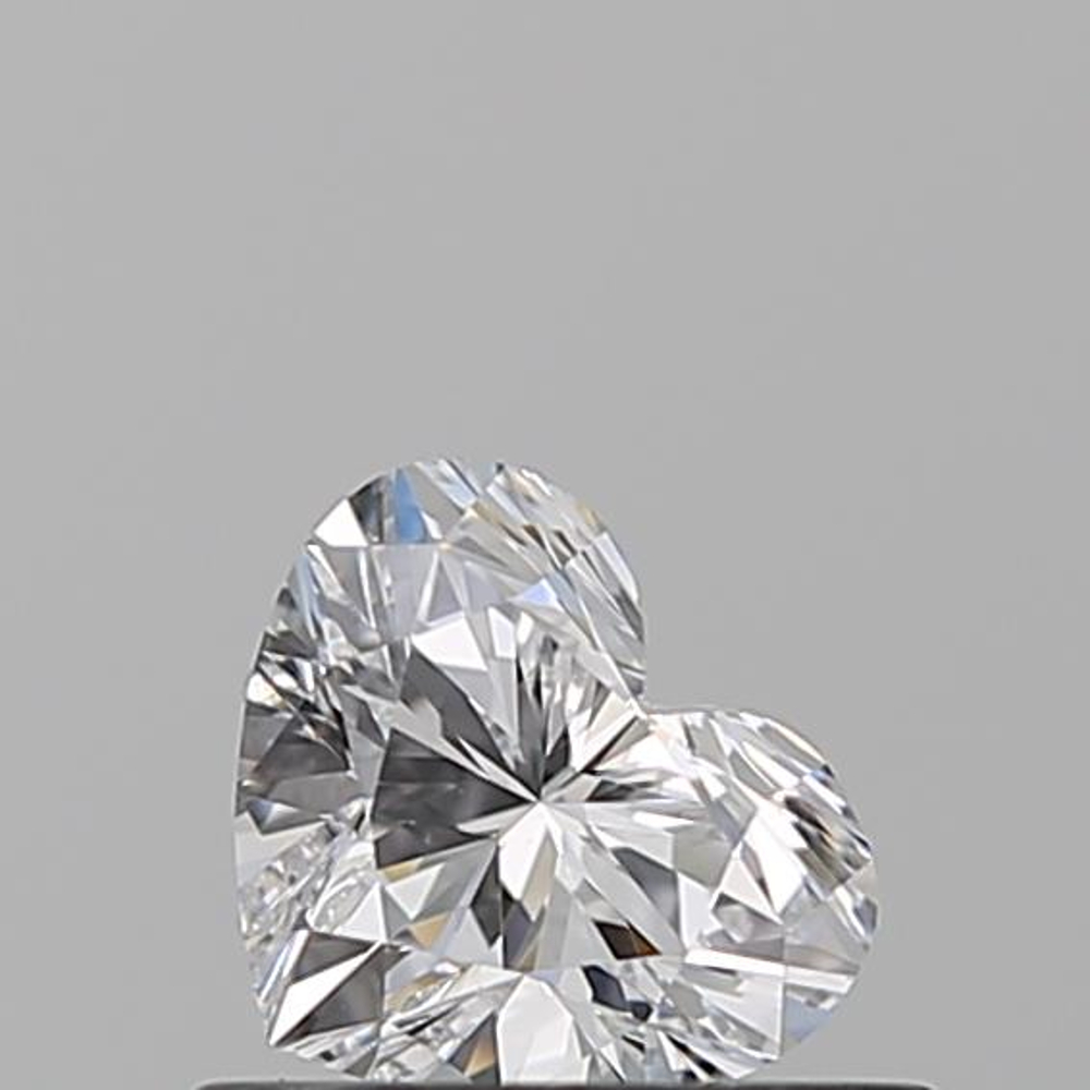 0.51 Carat Heart Loose Diamond, D, VS2, Super Ideal, GIA Certified