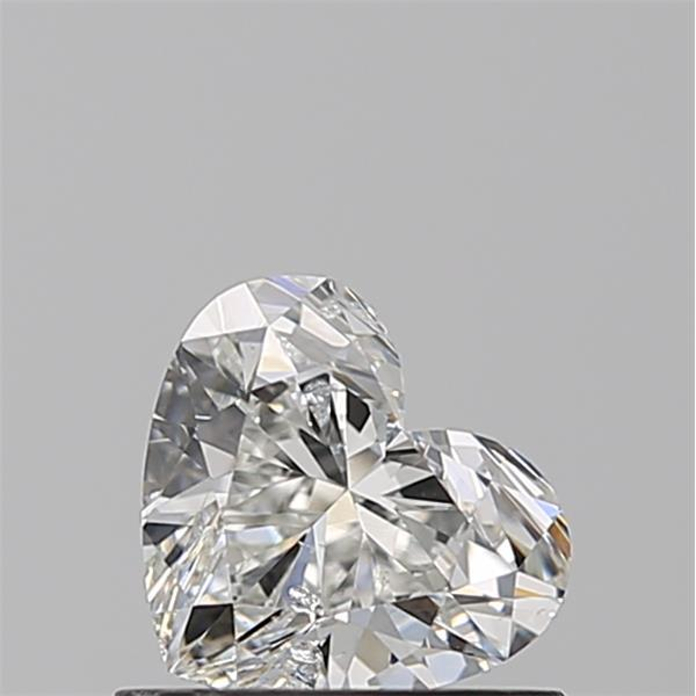 0.71 Carat Heart Loose Diamond, G, SI2, Super Ideal, GIA Certified | Thumbnail