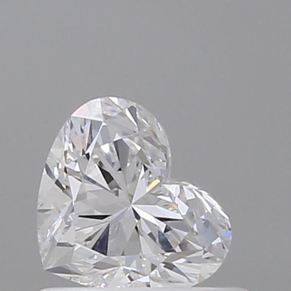 0.55 Carat Heart Loose Diamond, D, VS1, Super Ideal, GIA Certified