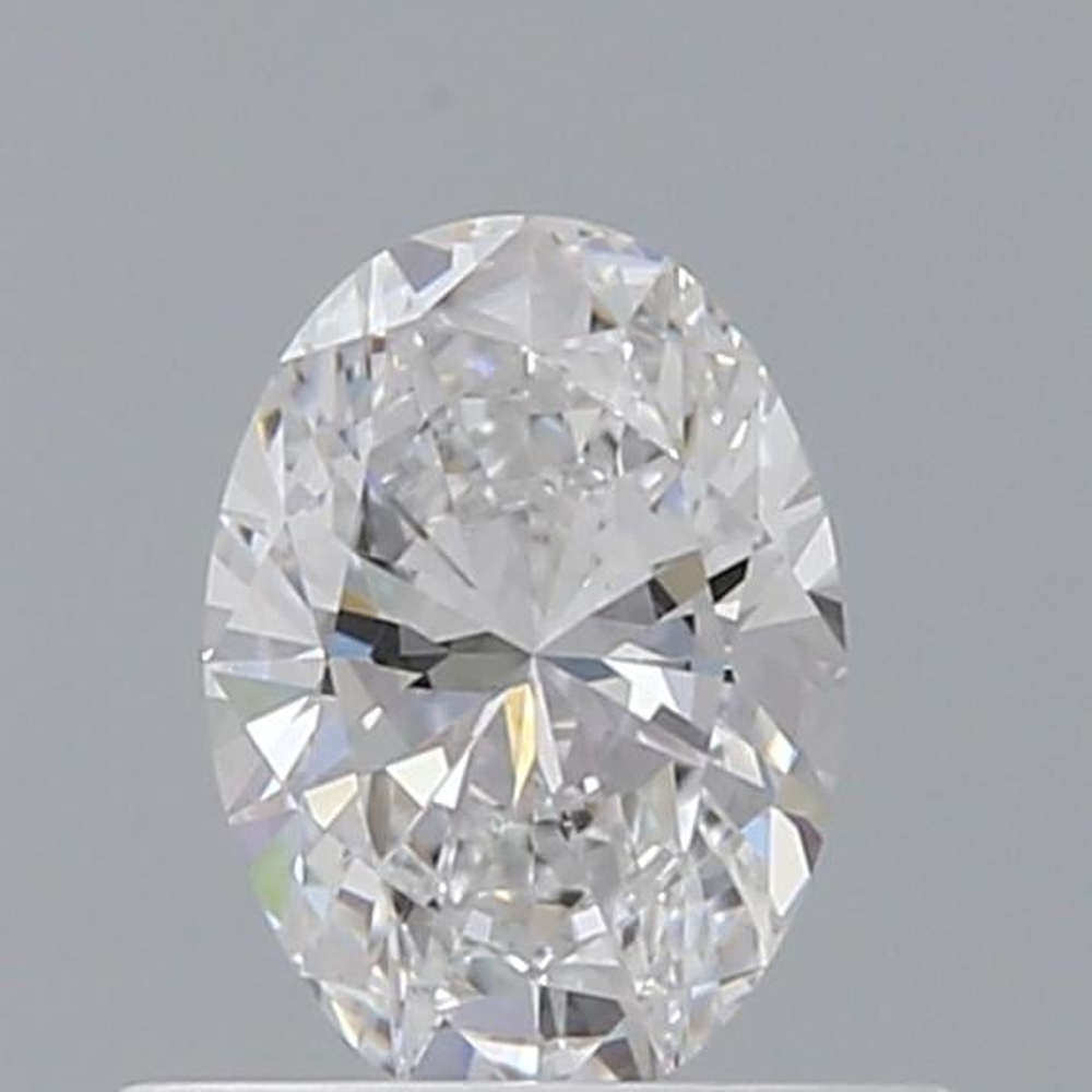 0.50 Carat Oval Loose Diamond, D, VVS2, Ideal, GIA Certified