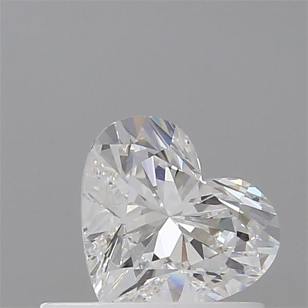 0.55 Carat Heart Loose Diamond, F, IF, Ideal, GIA Certified | Thumbnail