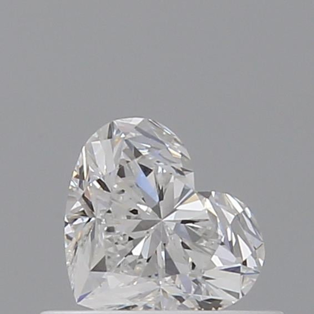 0.50 Carat Heart Loose Diamond, E, VVS2, Super Ideal, GIA Certified | Thumbnail