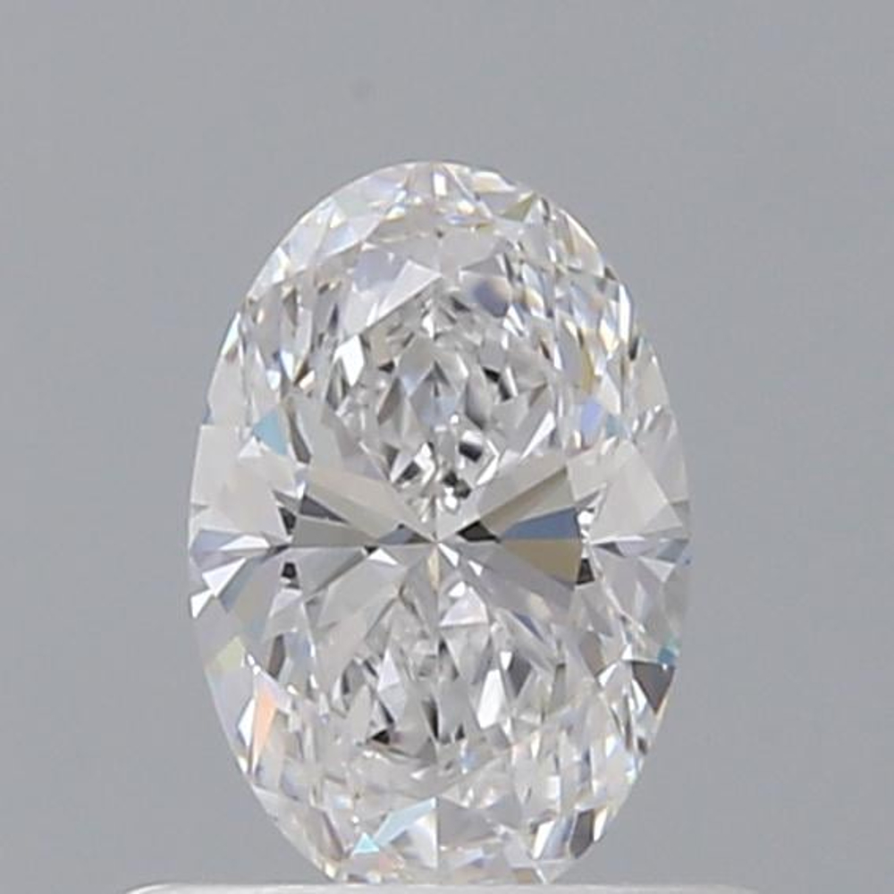 0.52 Carat Oval Loose Diamond, D, VVS2, Ideal, GIA Certified | Thumbnail