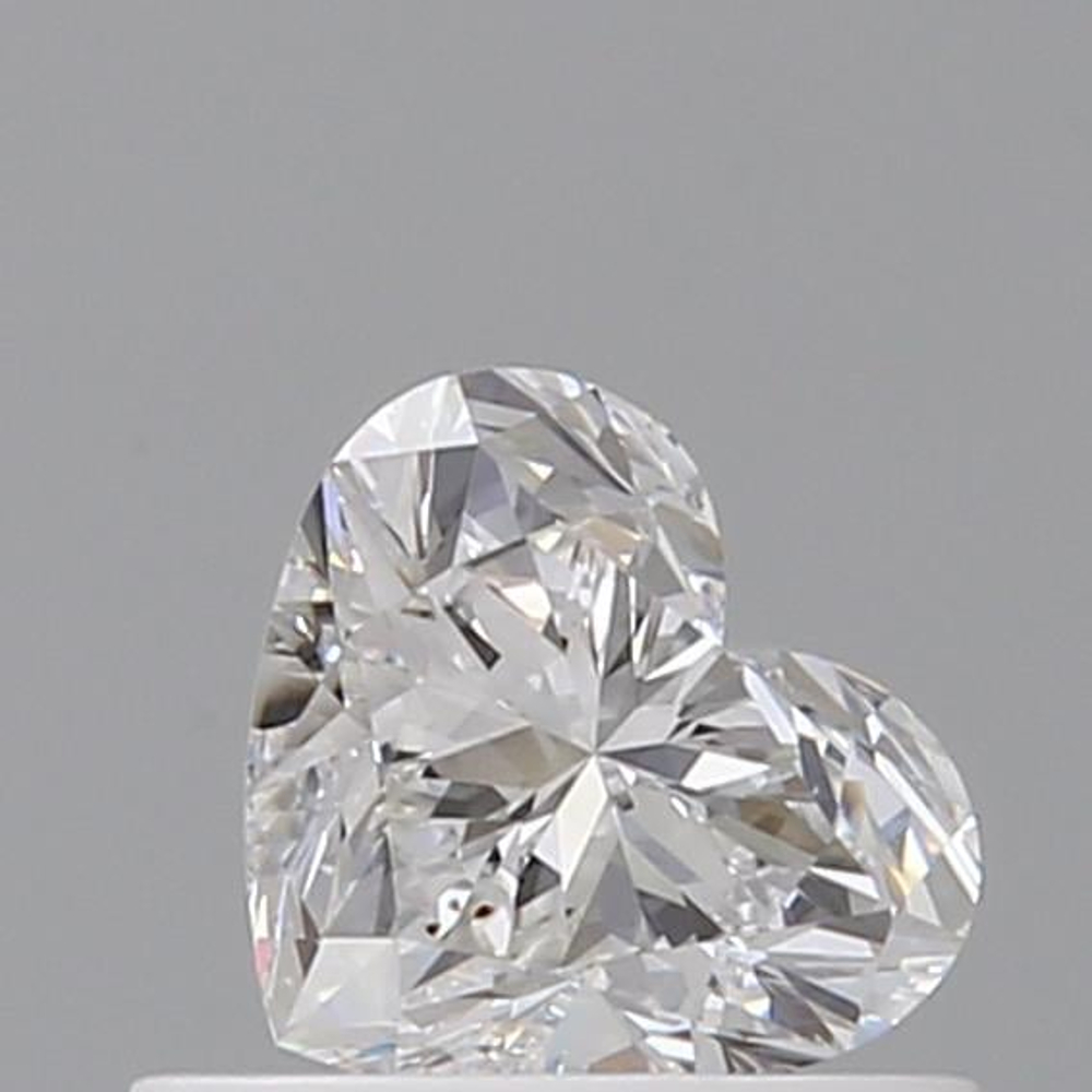 0.55 Carat Heart Loose Diamond, E, VS2, Ideal, GIA Certified | Thumbnail