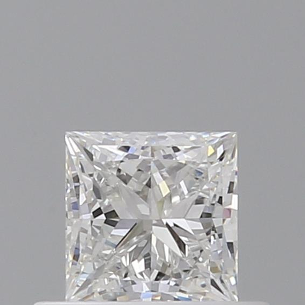0.50 Carat Princess Loose Diamond, F, VVS2, Super Ideal, GIA Certified