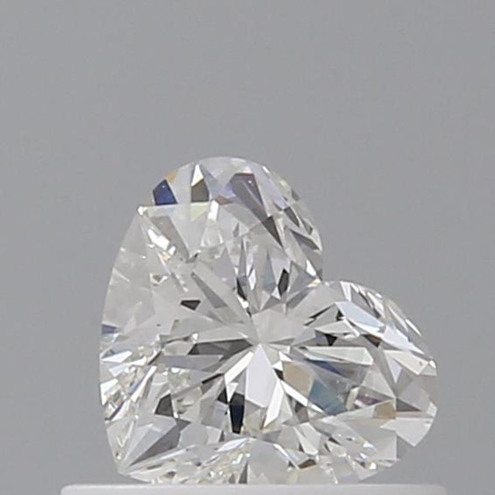 0.52 Carat Heart Loose Diamond, H, VS1, Super Ideal, GIA Certified | Thumbnail