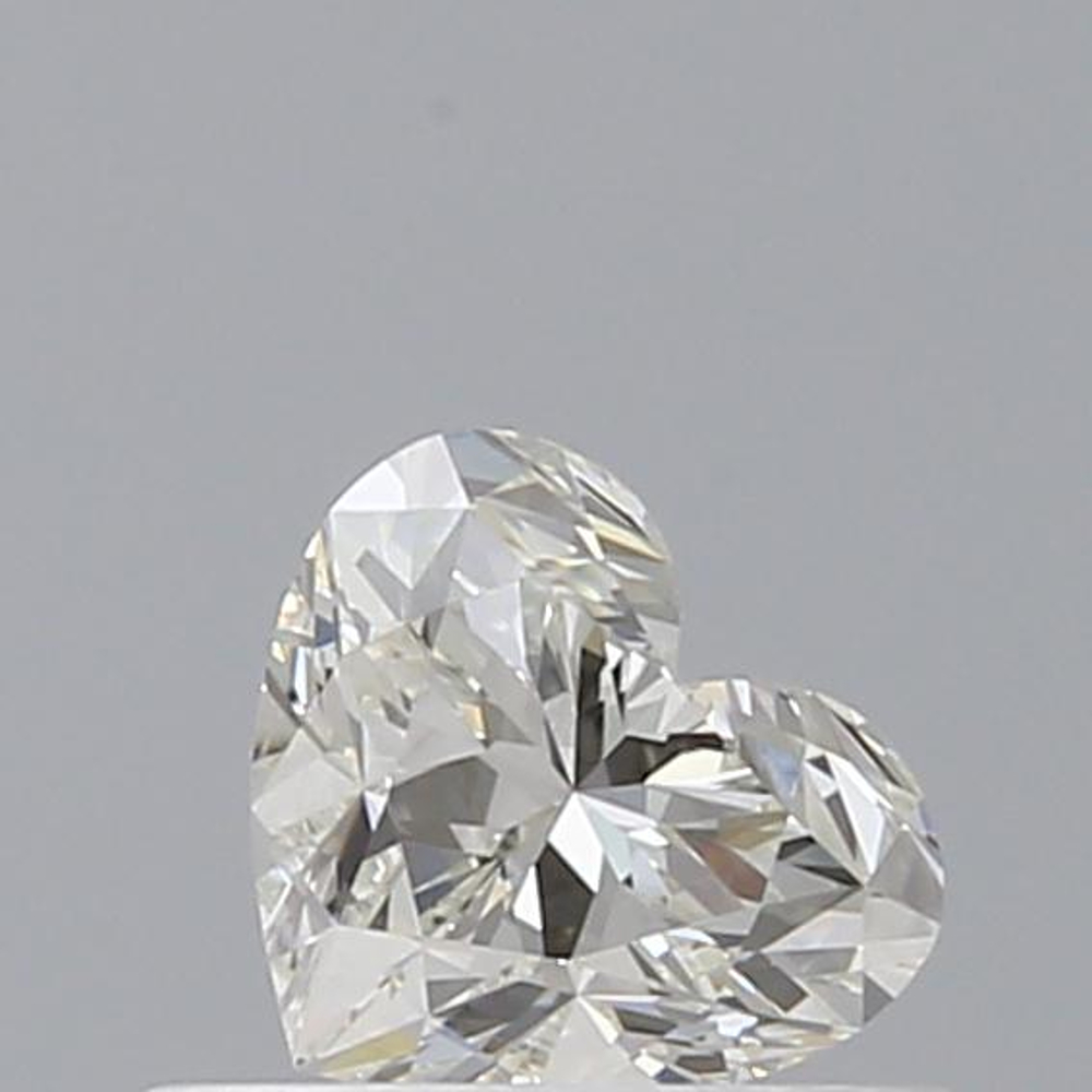 0.50 Carat Heart Loose Diamond, J, IF, Super Ideal, GIA Certified | Thumbnail