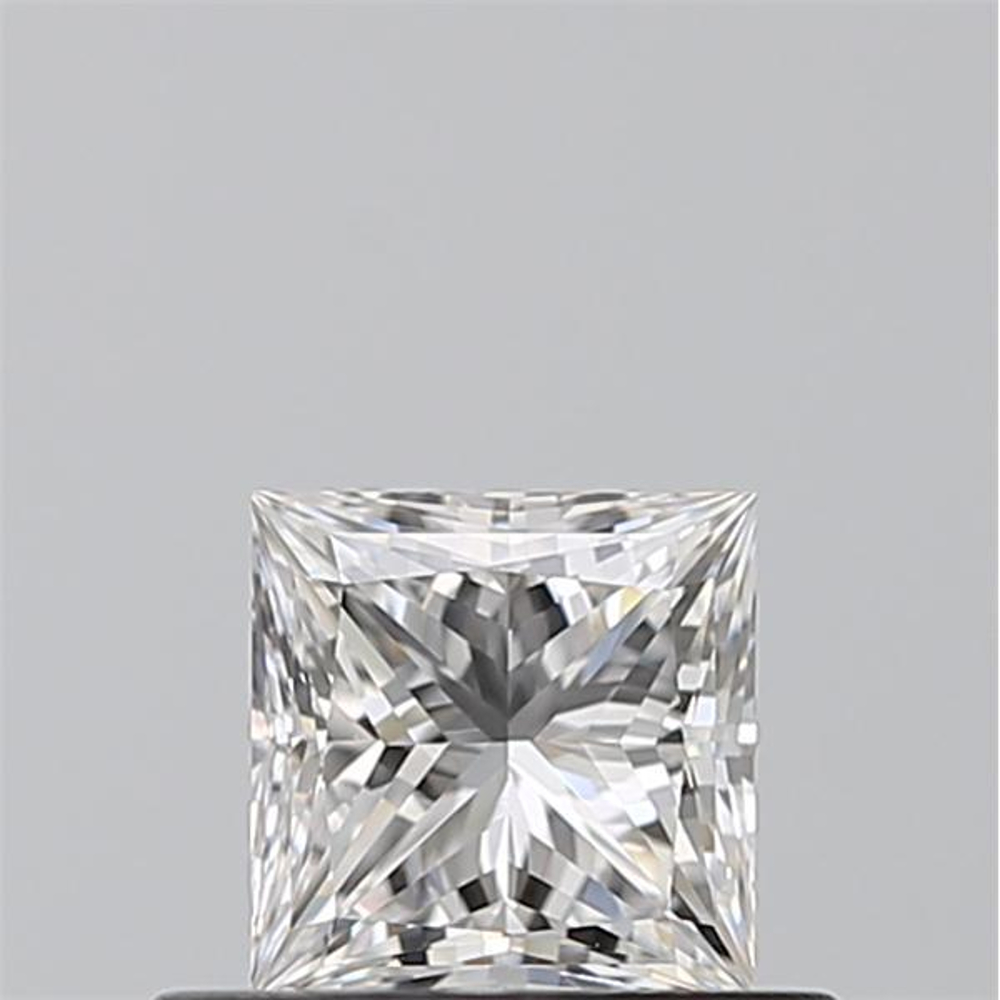 0.52 Carat Princess Loose Diamond, D, VVS2, Ideal, GIA Certified